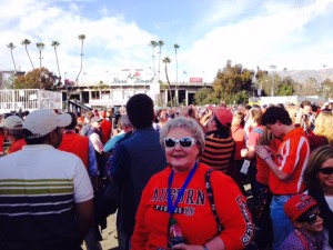 Connie at the Rose Bowl