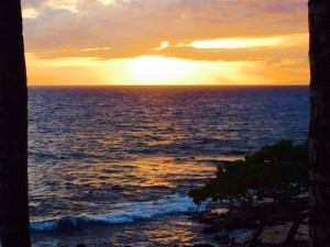 Maui Marriott room sunset