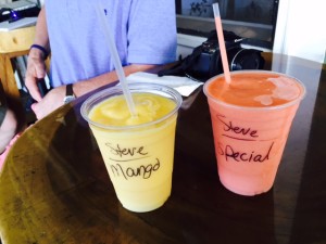 kauai - Hanalei smoothies