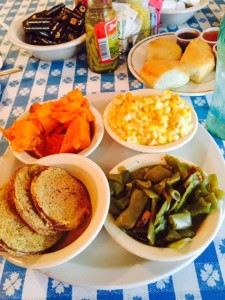 Loveless -- Veggie plate-fried green tomatoes