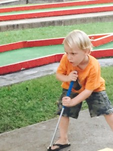 Cousins Camp 2015 - putt putt 6