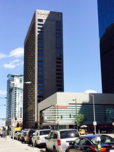 Denver - hotel from the sidewalk