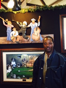 Robert Hall in front of some of his Hall's Originals