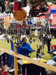 spoons crafted into wind chimes