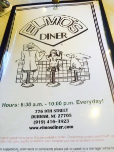 Ellmo's menu