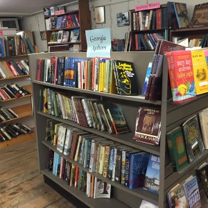 Dogwood Books, display of Georgia authors