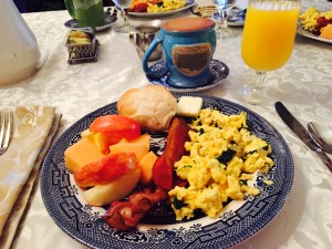 Claremont House breakfast