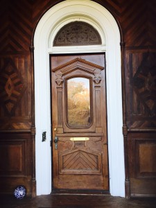 Front door of The Claremont House