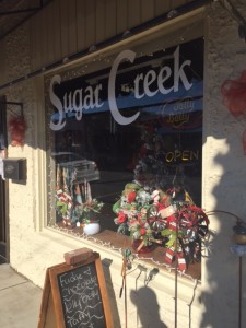 Sugar Creek candy store.
