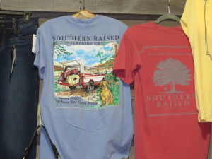 Shirts i Rhubarb's.