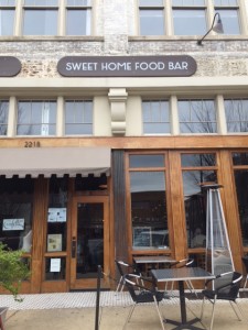 Sweet Home Food Bar in Downtown Tuscaloosa.