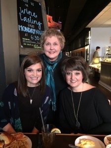 Beth, her younger daughter Maggie, and me.