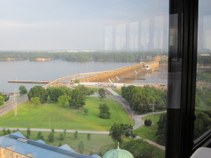 View from atop 360 Grille at the Marriott Shoals