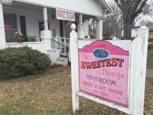 Sign out front and the building exterior.