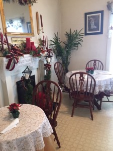 One of the dining rooms.