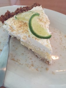Key lime pie made in-house by Chef Mike at the Beach House Kitchen in Gulf Shores, AL.
