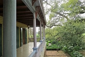 A view from upper porch.