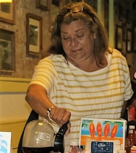 Melissa Welford pours hundreds of cups of coffee each morning for her breakfast diners.