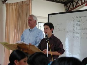 Steve teaching.  Juan Miguel translating.  