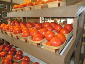 Locally-grown tomatoes -- the definition of summertime.