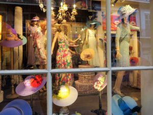 Colorful store window in the French Quarter.