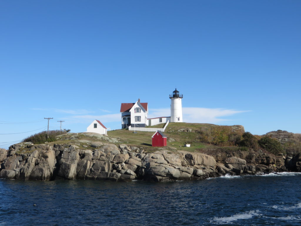 Nubble Lighthouse on York Beach, ME.