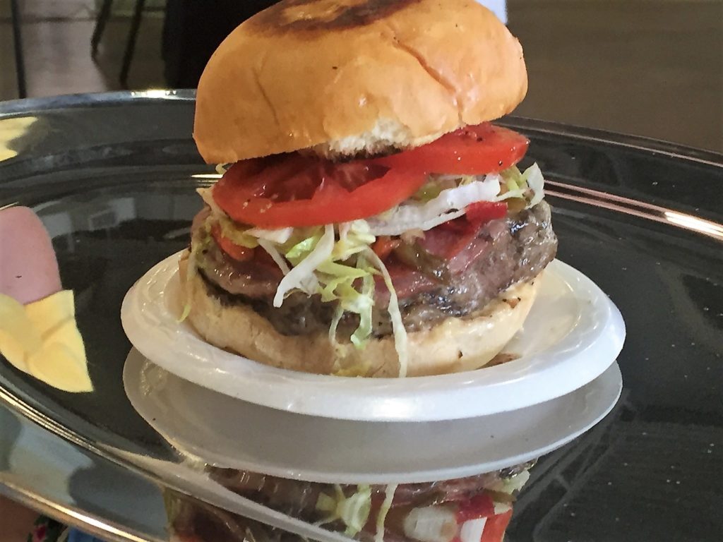 Italian burger. Look at the size of that beast!