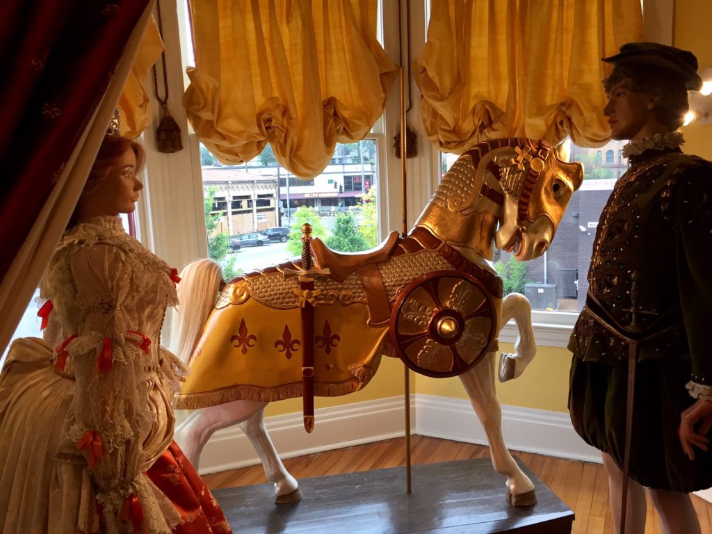 Hassinger Daniels Mansion bay window in the Camelot Room.