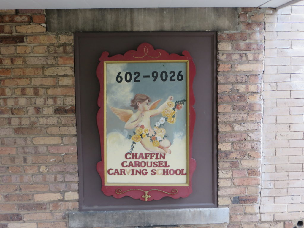 Sadly, the Chaffin Carousel Carving School no longer exists . . . but once, it did.