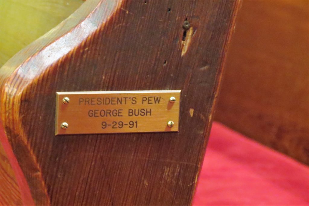 Pew in Christ Church